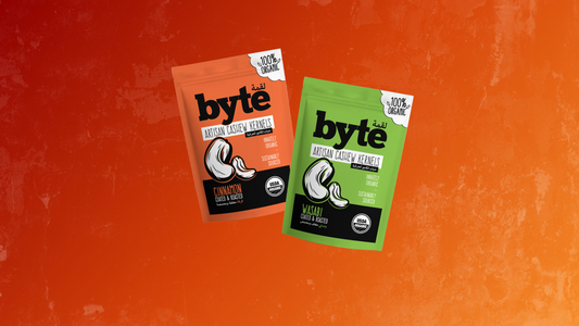 Snack Smarter with byte Artisan Cashew Kernels